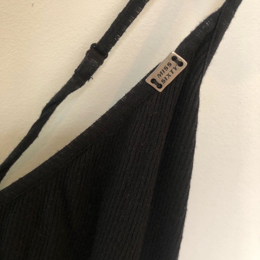 Miss Sixty Ribbed Tank Top size Medium - Picture 2 of 5